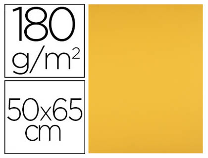 Cartulina Liderpapel 50x65cm. 180g/m² oro viejo